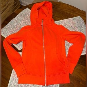 Lululemon Scuba Orange Zip-Up Hoodie (no tags, never worn)